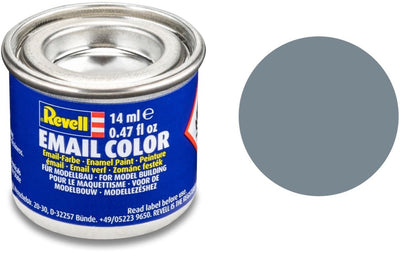 Revell hobbyverf enamel verf – #57 grey – matt – ral7000 – enamel – verf potje – 14 ml