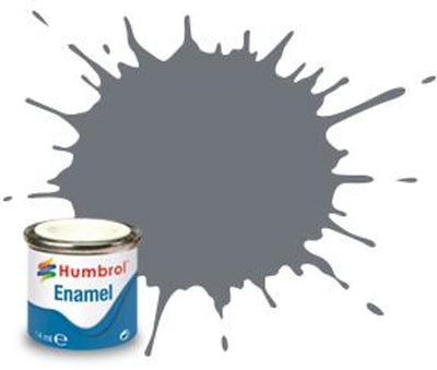 Humbrol emailleverf satijn – 14 ml – no. 164 dark sea grey