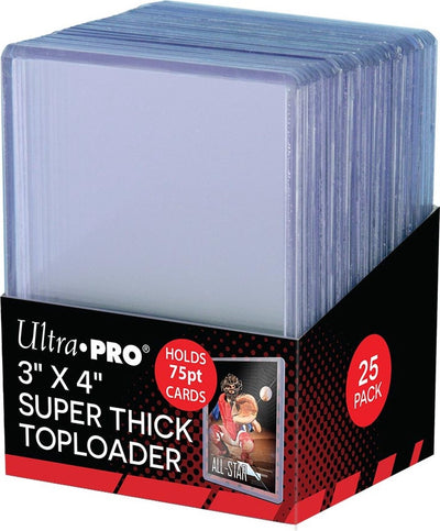 Ultra Pro Super Thick Toploaders 25 stuks 63 x 88 mm