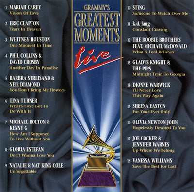Grammy's greatest moments live (1994) – CD