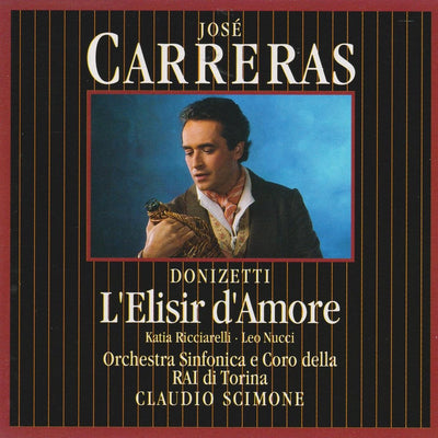 Donizetti: l'elisir d'amore – josé carreras & katia ricciarelli – CD