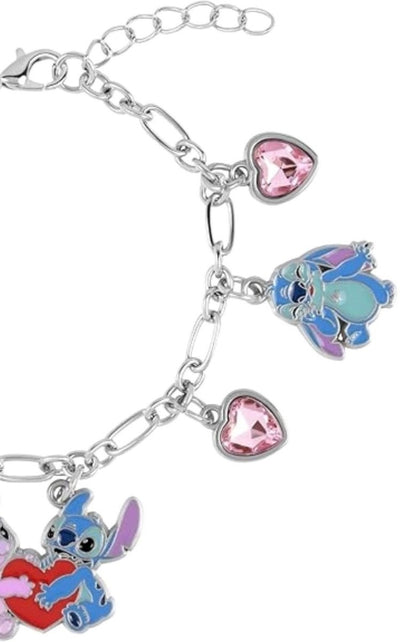 Stitch & angel – love – armband – stitch bedeltjes