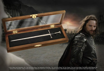 The Noble Collection the lord of the rings – anduril letter opener – zilverkleurig