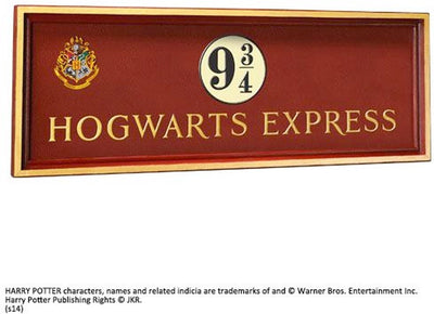 Harry Potter – hogwarts 9 3/4 wandbord
