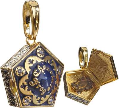 The Noble Collection Harry Potter – lumos chocolate frog bedel – goudkleurig