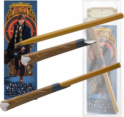 Fantastic Beasts newt's bookmark and pen set