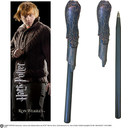 Harry Potter: ron weasley wand pen and bookmark