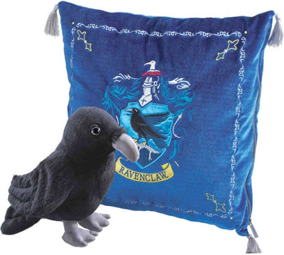 The Noble Collection Harry Potter – house mascot cushion with plush figure ravenclaw kussen – blauw