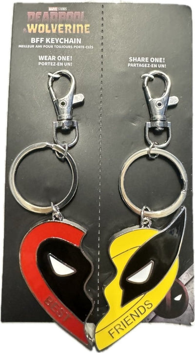 Deadpool 3 – wolverine – come together bff key chain unisex sleutelhanger – meerkleurig – standard