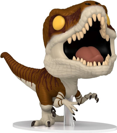 Funko atrociraptor (tiger) – funko pop – jurassic world 3: dominion figuur – 9cm