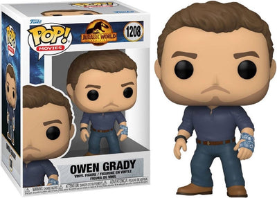 Funko jurassic world – pop movies owen grady 9 cm verzamelfiguur