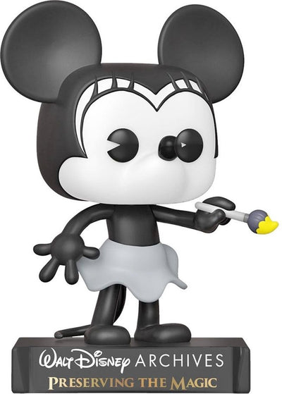 Funko mickey mouse verzamelfiguur disney pop minnie mouse – plane crazy minnie (1928) 9 cm