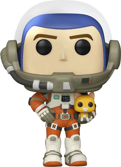 Funko lightyear verzamelfiguur disney pop buzz lightyear with sox (xl-15 suit) 9 cm