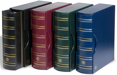 Album grande gigant (classic), incl. cassette en zonder bladen – rood – 4 rings – afm: 280 x 325 x 100 mm