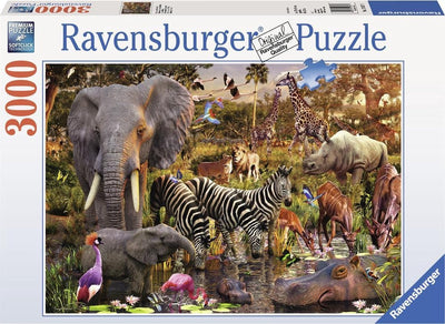 Ravensburger Afrikaanse dierenwereld puzzel 3000 stukjes