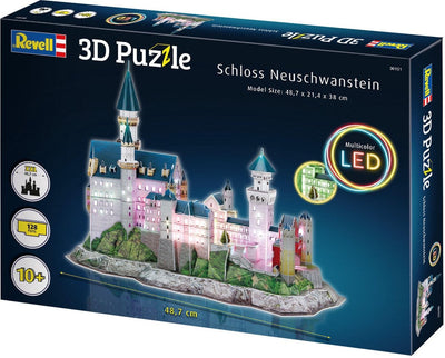 Revell puzzel – 00151 schloss neuschwanstein – led edition 3d puzzel