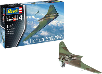 Revell modelbouwpakket militaire voertuigen – 03859 horton go229 a-1 flying wing plastic – 1:48 – modelbouw