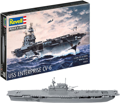 Revell modelbouwpakket schepen – 05824 uss enterprise cv-6 ship plastic – 1:1200 – modelbouw