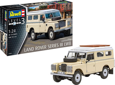 Revell modelbouwpakket auto – 07056 land rover series iii lwb – commercial vehicle plastic – 1:24 – modelbouw