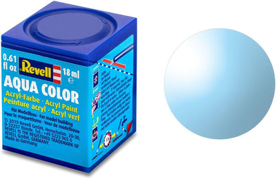 Revell hobbyverf acrylverf – aqua #752 blue – clear – acryl – verf potje – 18 ml