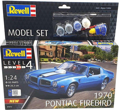 1:24 Revell 67672 1970 pontiac firebird car – model set modelbouwpakket