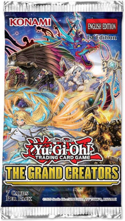 Yu-gi-oh the grand creators booster pack – yugioh TCG kaarten