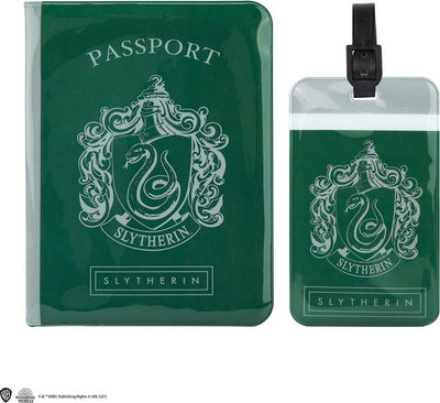 Harry Potter – slytherin tag and passport cover set