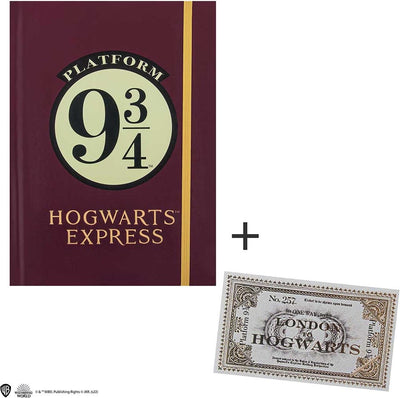 Harry Potter notebook – hogwards express, met boekenlegger & harde kaft (120 pagina's)