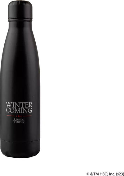 Cinereplicas game of thrones – game of thrones thermo house stark waterfles – zwart