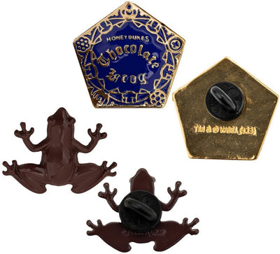 Cinereplicas set van chocoladekikker-pinnen van zinklegering goud