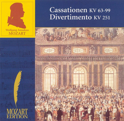 Mozart: cassationen kv 63 & 99; divertimento kv 251 – CD