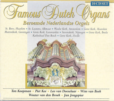 Various – ton koopman · piet kee · leo van doeselaar · wim van beek (2) · wouter van den broek · jan jongepier – famous dutch organs – CD