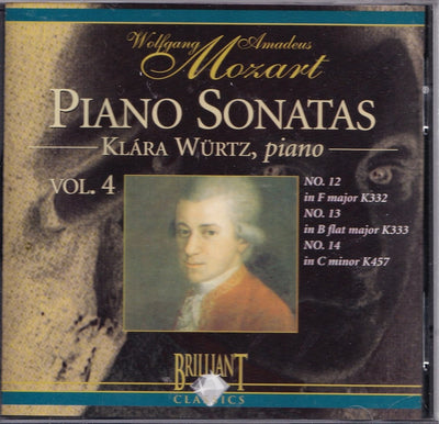 Wolfgang amadeus mozart – klára würtz – piano sonatas vol. 4 – CD