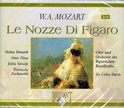 3-CD w.a. mozart – le nozze di figaro – sir colin davis – donath – titus – varady