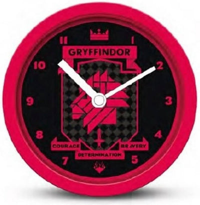 Harry Potter gryffindor brutalist desk clock