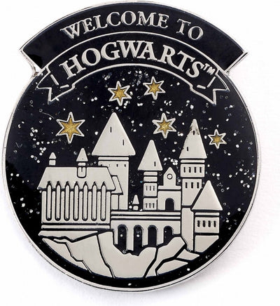 Harry Potter welcome to hogwarts pin badge