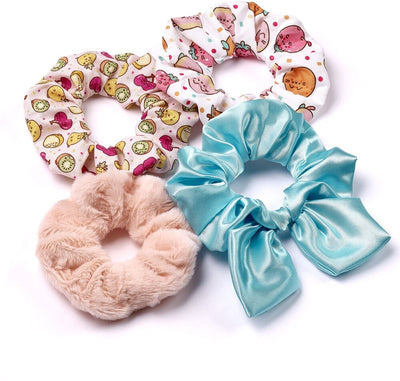 The Carat Shop – nijntje fruitige scrunchie set – haarelastiekjes – 4 stuks