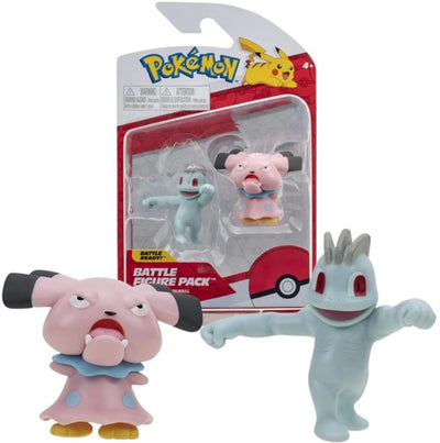Pokémon battle figure pack machop snubbull – 5 cm groot – spaar ze allemaal