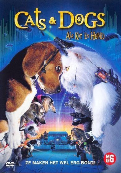 Cats & dogs (als kat en hond) – DVD