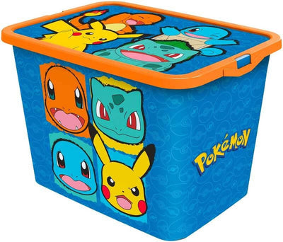 Pokémon opbergbox junior 23 liter blauw/oranje