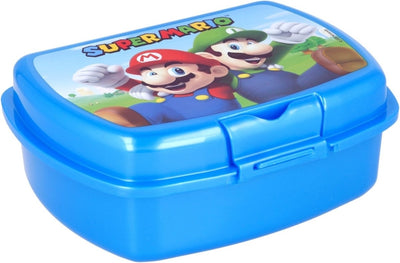 Mario brooddoos – blauw