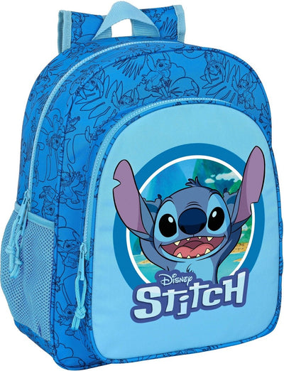 Disney lilo & stitch rugzak, true blue – 38 x 32 x 12 cm – polyester