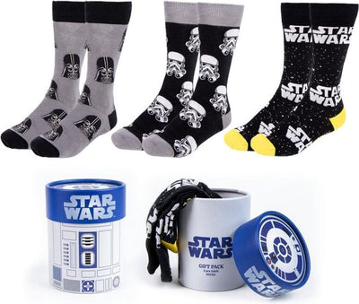Star wars – stormtrooper kousen – darth vader sokken meerkleurig one size