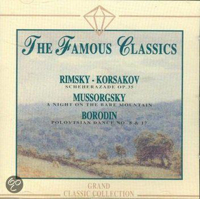 Famous classics -crimsky – mussorgsky – borodin – CD