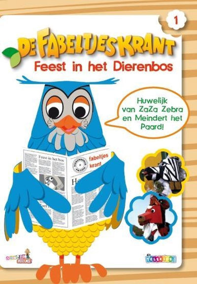 De fabeltjeskrant 1 – feest in het dierenbos – DVD