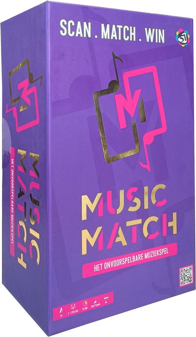 Music match – party game – muziekspel