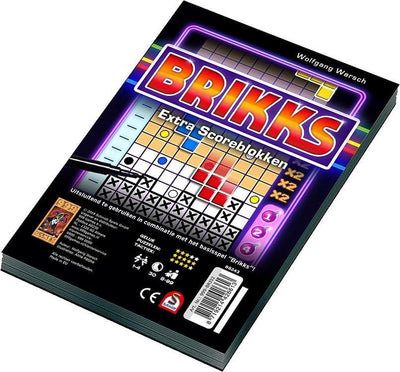 Scoreblokken brikks twee stuks dobbelspel