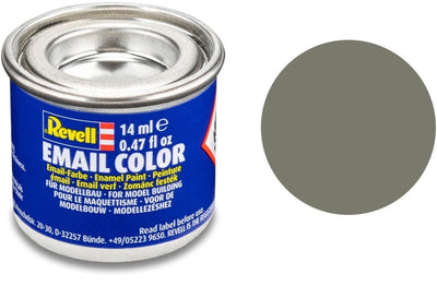 Revell hobbyverf enamel verf – #45 light olive – matt – ral7003 – enamel – verf potje – 14 ml