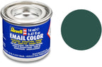 Revell hobbyverf enamel verf – #48 sea green – matt – ral6028 – enamel – verf potje – 14 ml