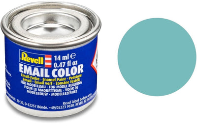 Revell hobbyverf enamel verf – #55 light green – mat – ral6027 – enamel – verf potje – 14 ml